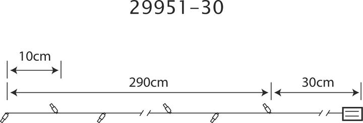 Produktbild Globo LED Lichterkette Venuto (2.90 m)