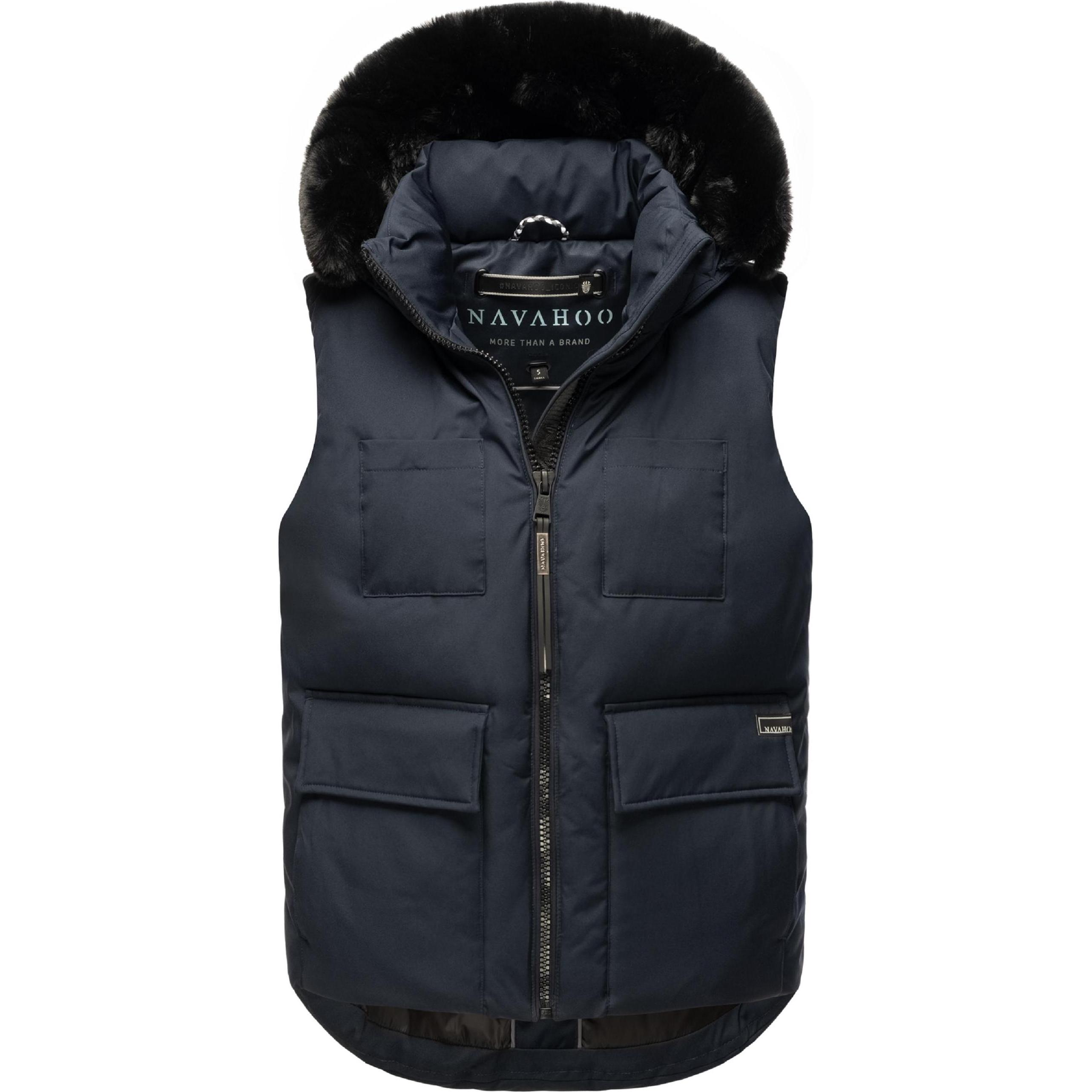 Navahoo, Damen, Weste, Zimthäschen XIV, Blau, (XXL)