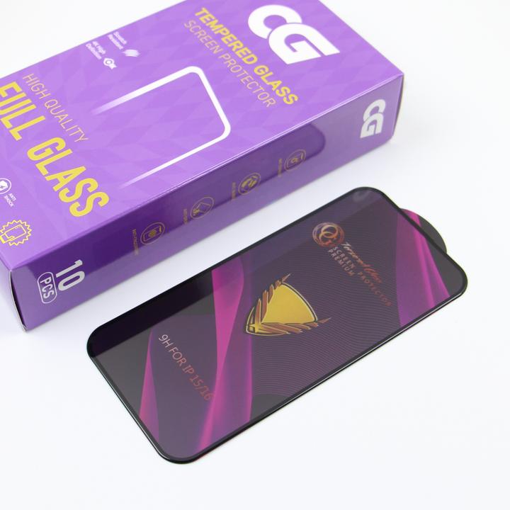 Productafbeelding OEM Tempered Glass OG Premium for iPhone 16 Plus 6,7" 10in1 G14 (10 Stuk, Apple iPhone 16 Plus)
