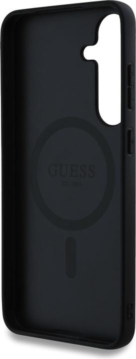 Image du produit Guess Coque monogramme similicuir avec MagSafe intégré et logo doré (Samsung Galaxy S25)