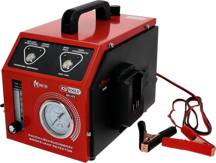 Productafbeelding KS Tools Nebelmaschine zur Lecksuche, mit 2 Ah Akku, 36-tlg