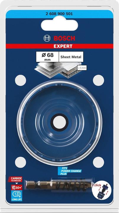 Image du produit Bosch Professional Zubehör Scie cloche Expert Sheet Metal, 68 x 40 mm (68 millimètres)