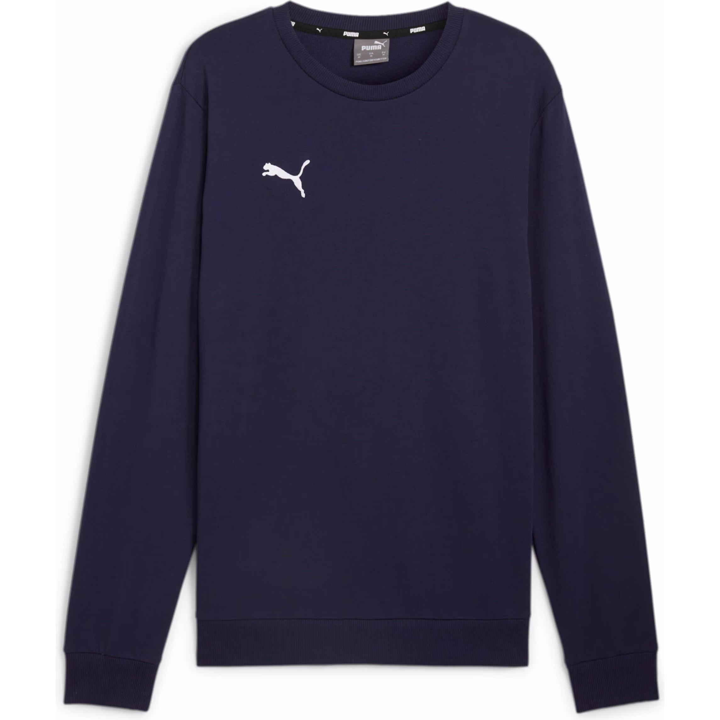 Puma, Herren, Pullover, teamGOAL Casuals Crew Neck Sweat, Blau, (L)