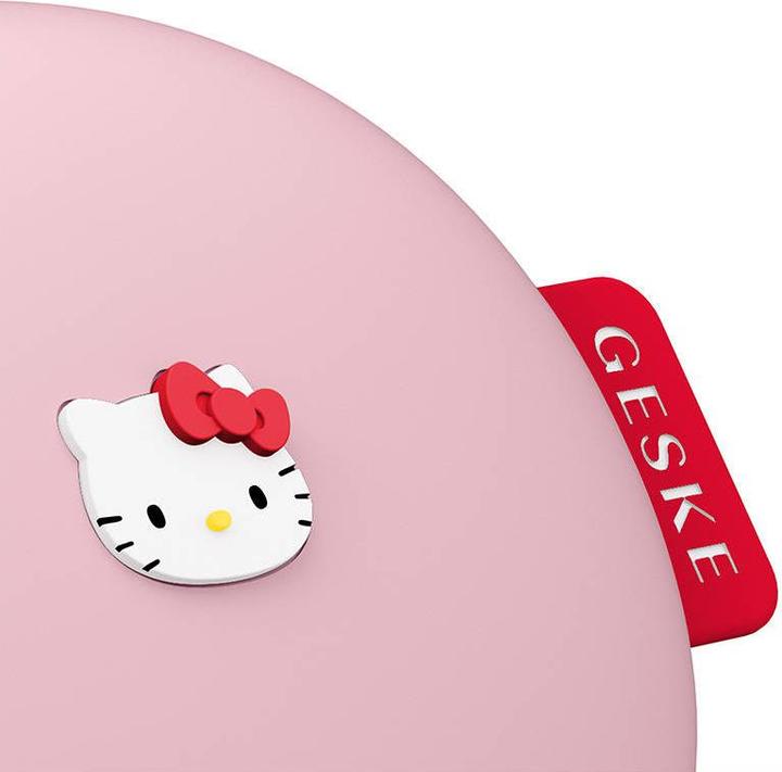 Image du produit Konjac Sponge Szczoteczka do czyszczenia twarzy 3w1 Geske z Aplikacją (Hello Kitty różowy)
