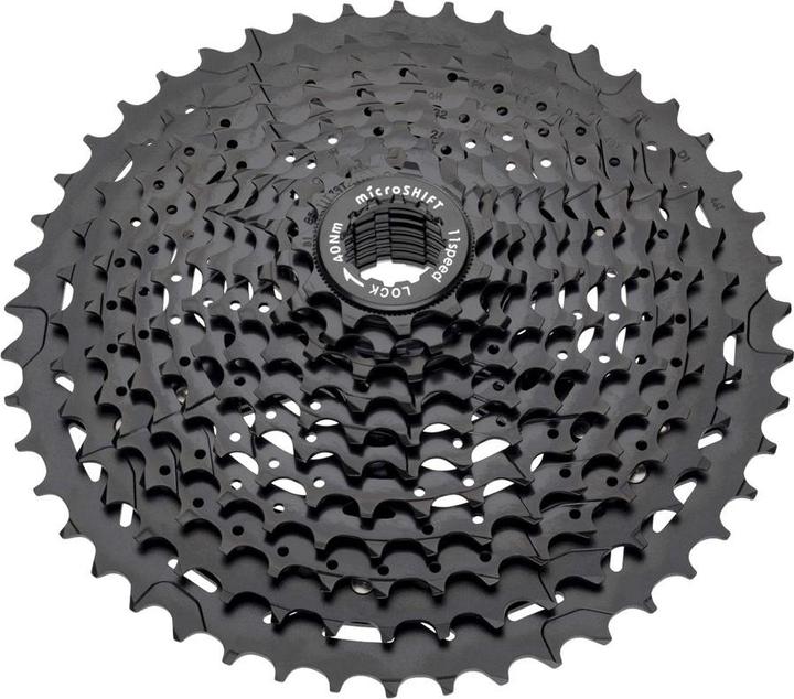 Image du produit Micro Shift Cassette Microshift XLE 11ème raise, acier jusqu'à 40T aluminium 46T, compatible avec Shimano (11-vitesse)