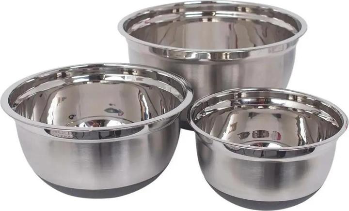 Produktbild Lily Cook Schüsseln aus Edelstahl, 3er-Pack (25.50 cm, 1.20 l, 3x)