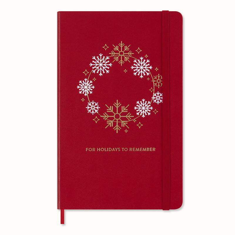 Moleskine, Heft + Block, Molesk.Holiday Notizb.L/A5,Scharlachrot (13 x 21 cm, Liniert, Harter Einband)