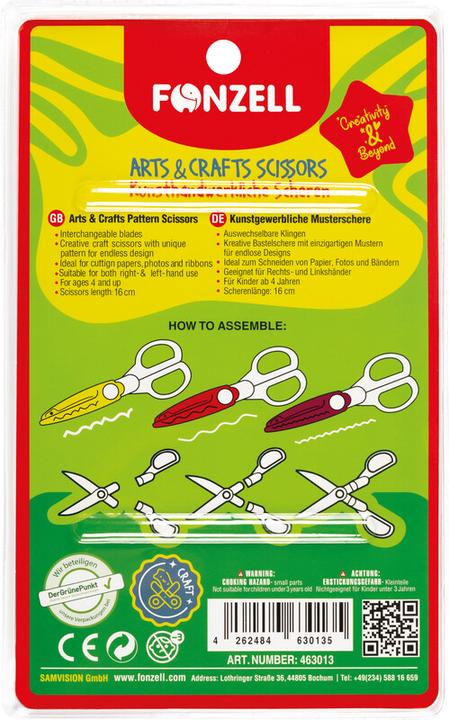 Image du produit Fonzell Ciseau à découpage décoratif (16 cm)