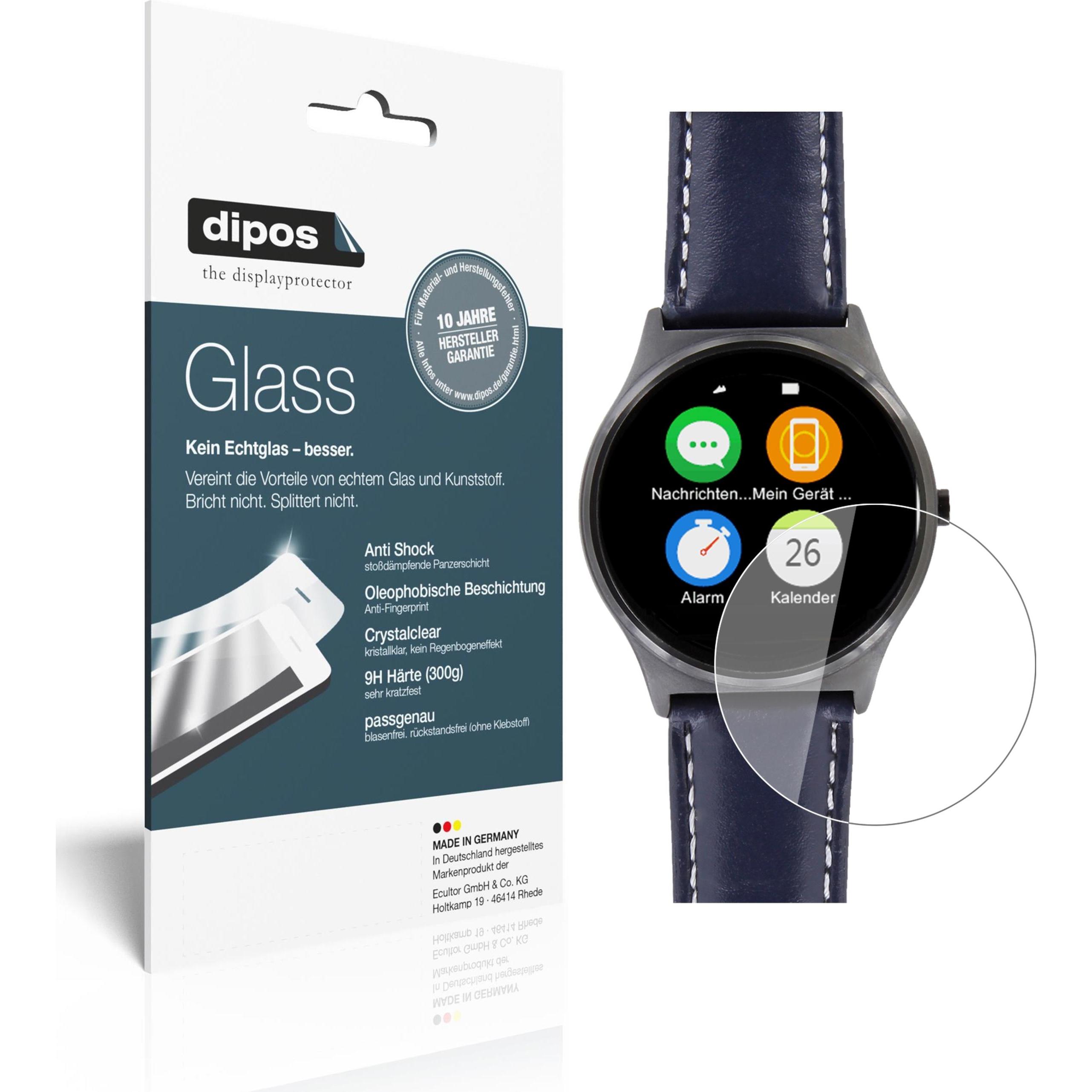 Dipos Displayschutz Anti-Shock, Smartwatch Schutzfolie, Transparent