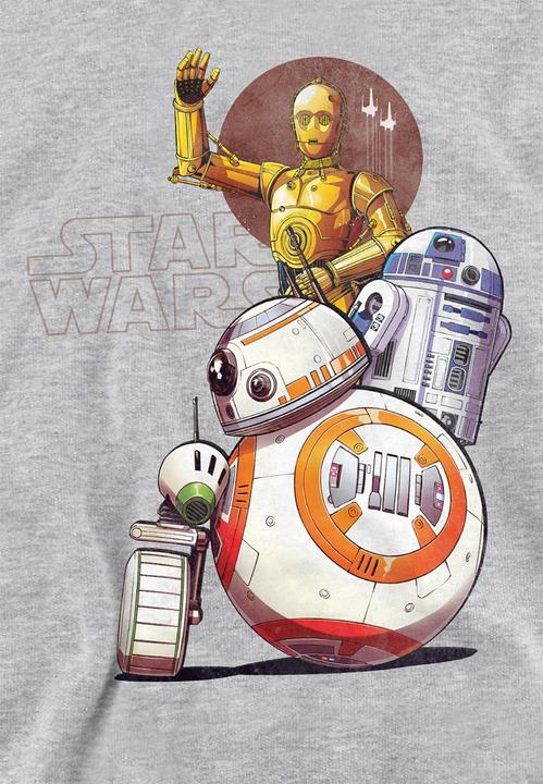 Produktbild Star Wars Droid Squad Kapuzenpullover meliert (128)