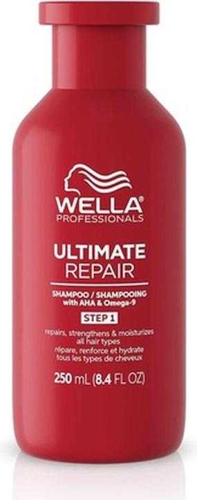Actual product image Wella Professionals Ultimate Repair Shampoo Lightweight Cream Shampoo for Damaged Hair 8.4oz (250 ml, Liquid shampoo)