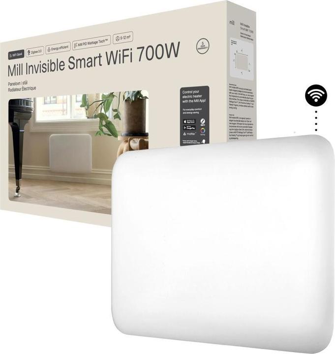 Actual product image Mill Invisible Smart WiFi PanelHeater (700 W)
