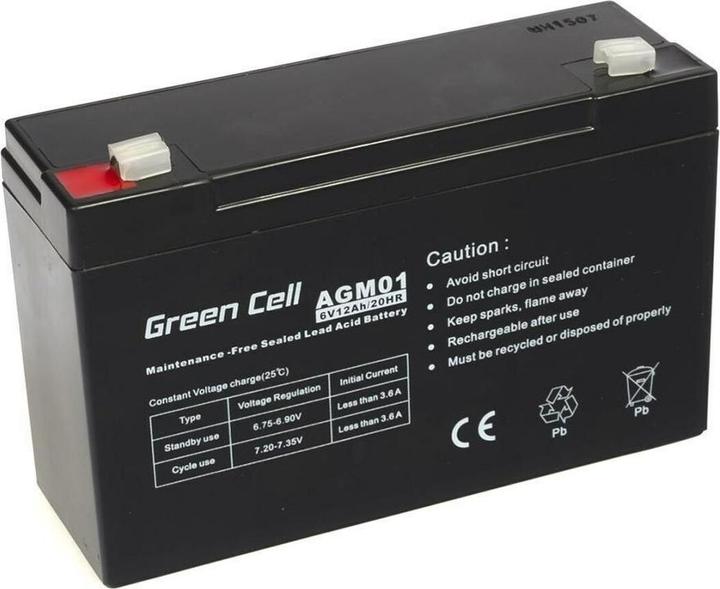 GreenCell AGM01 (6 V, 12 Ah)