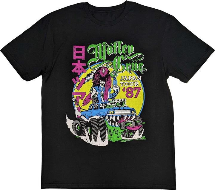 Immagine prodotto Motley Crue Girls Girls Girls Japanese Tour '87 Maglietta Adulto Unisex (S)