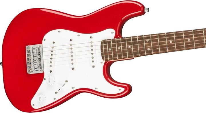 Produktbild Fender Mini Stratocaster Dakota Red kindergitaar / reisgitaar (E-Gitarre, Ahorn (Hals), Indisches Lorbeerholz (Griffbrett), Linde (Korpus))