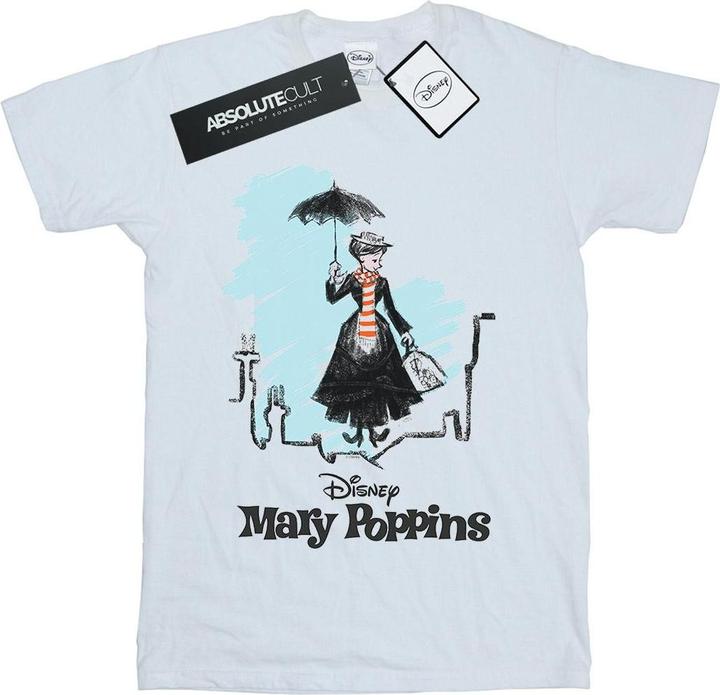 Produktbild Disney Mary Poppins Rooftop Landing Colour TShirt (XXL)