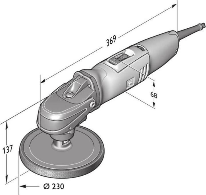 Immagine prodotto Fein Lucidatrice eccentrica 230 V 1200 W 7221 (Lucidatrice eccentrica, 750 W)