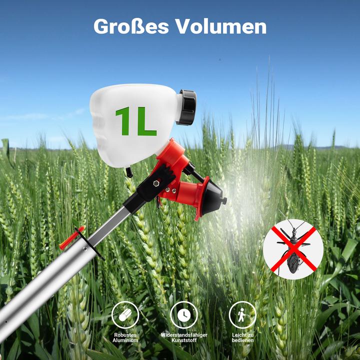 Produktbild Wiltec ULVA+ Handsprühgerät batteriebetrieben Drucksprüher Sprühgerät 3 Düsen (1 l)