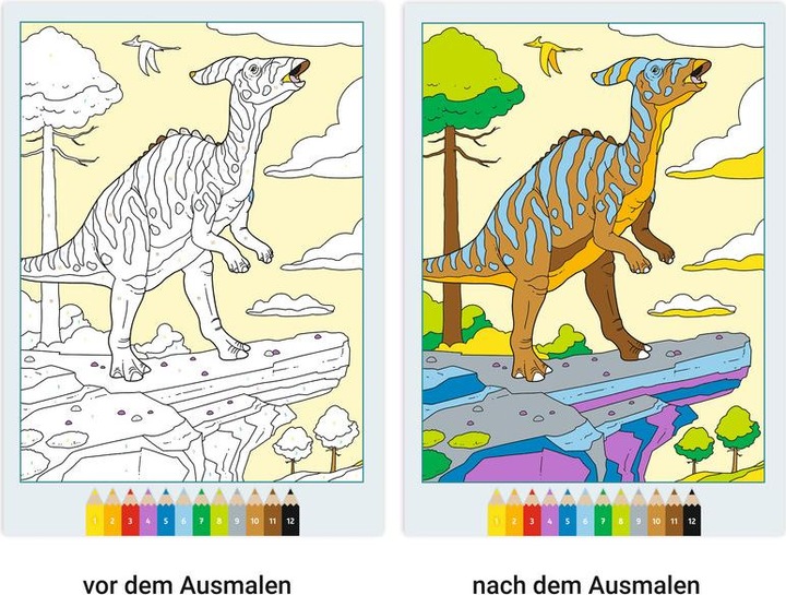 Produktbild Ravensburger CreArt Malen nach Zahlen ab 7: Dinosaurier