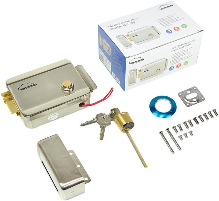 Actual product image PNI SilverCloud House 715 video intercom with 7-inch LCD screen and electromagnetic Yala