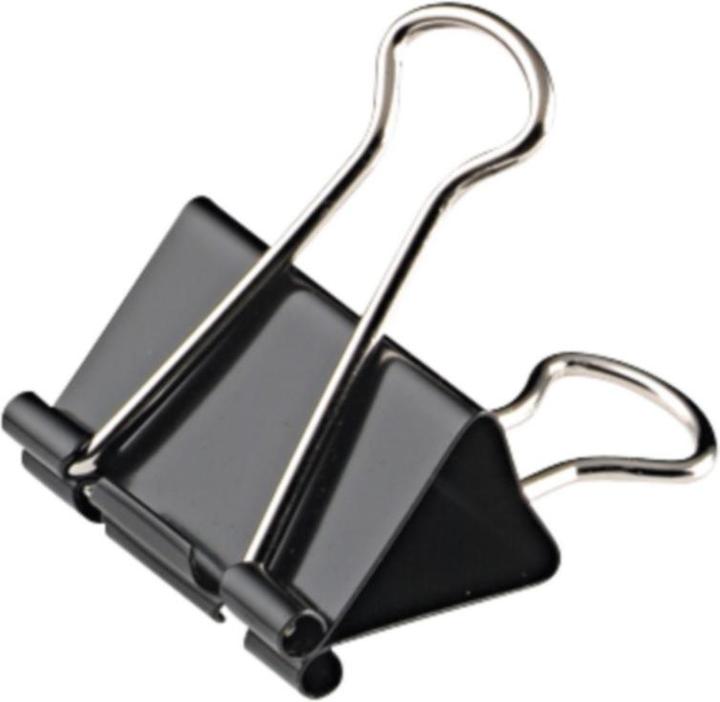 Wonday Foldback-Klammer, (B)51 mm, Klemmweite 20 mm, schwarz (12 x)