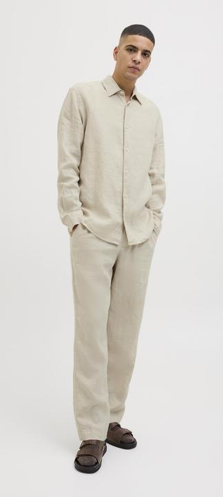 Actual product image Jack & Jones Jprcclawrence Linen L/S Shirt Sn (XXL)