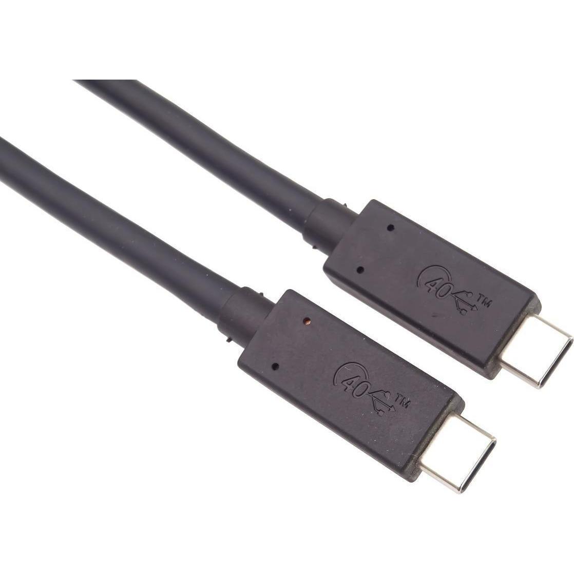 PremiumCord USB4â„¢ 8K@ kabel Thunderbolt 3 certifikovanÃ½ USB-IF (0.80 m, USB 4.0), USB Kabel