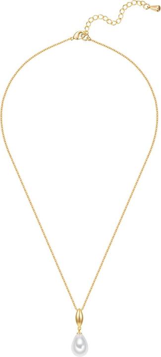 Produktbild Lulu & Jane Damen Perlen-Kette - 39341 (Glasperle, Messing, 40 cm)