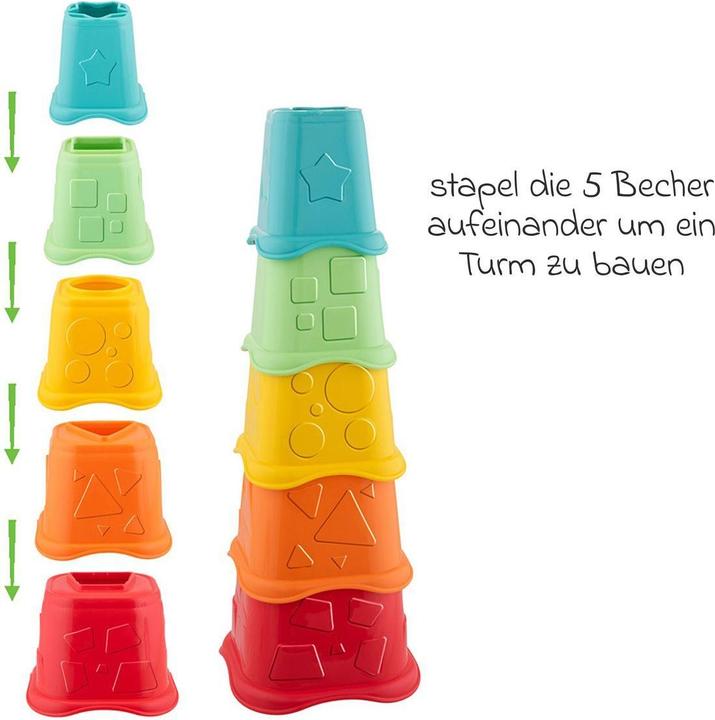 Actual product image Chicco 2 in 1 stacking cup - Eco+
