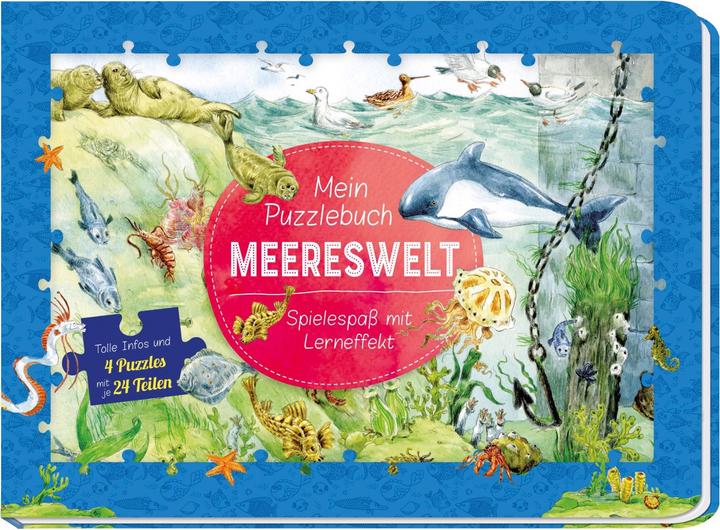 Mein Puzzlebuch Meereswelt (24 Teile)