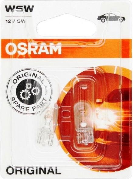 Actual product image Osram 4062172395885 Signal Leuchtmittel Standard W5W 5 W 12 V (W5W)