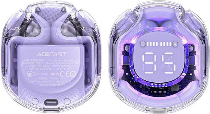 Produktbild Acefast T8 Crystal color (2) Bluetooth earbuds (7 h, Kabellos)