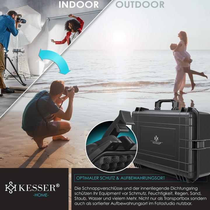 Produktbild Kesser Fotokoffer Kamerakoffer Transportkoffer Schutzkoffer Kamera (Fotokoffer, 35 l)