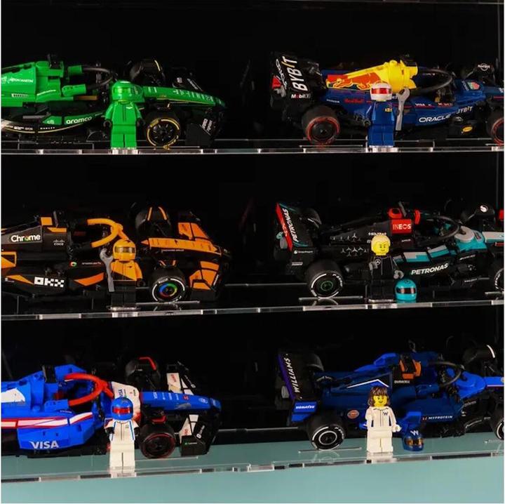 Produktbild iDisplayit Acryl-Wand-Display für LEGO  Speed Champions F1 Serie