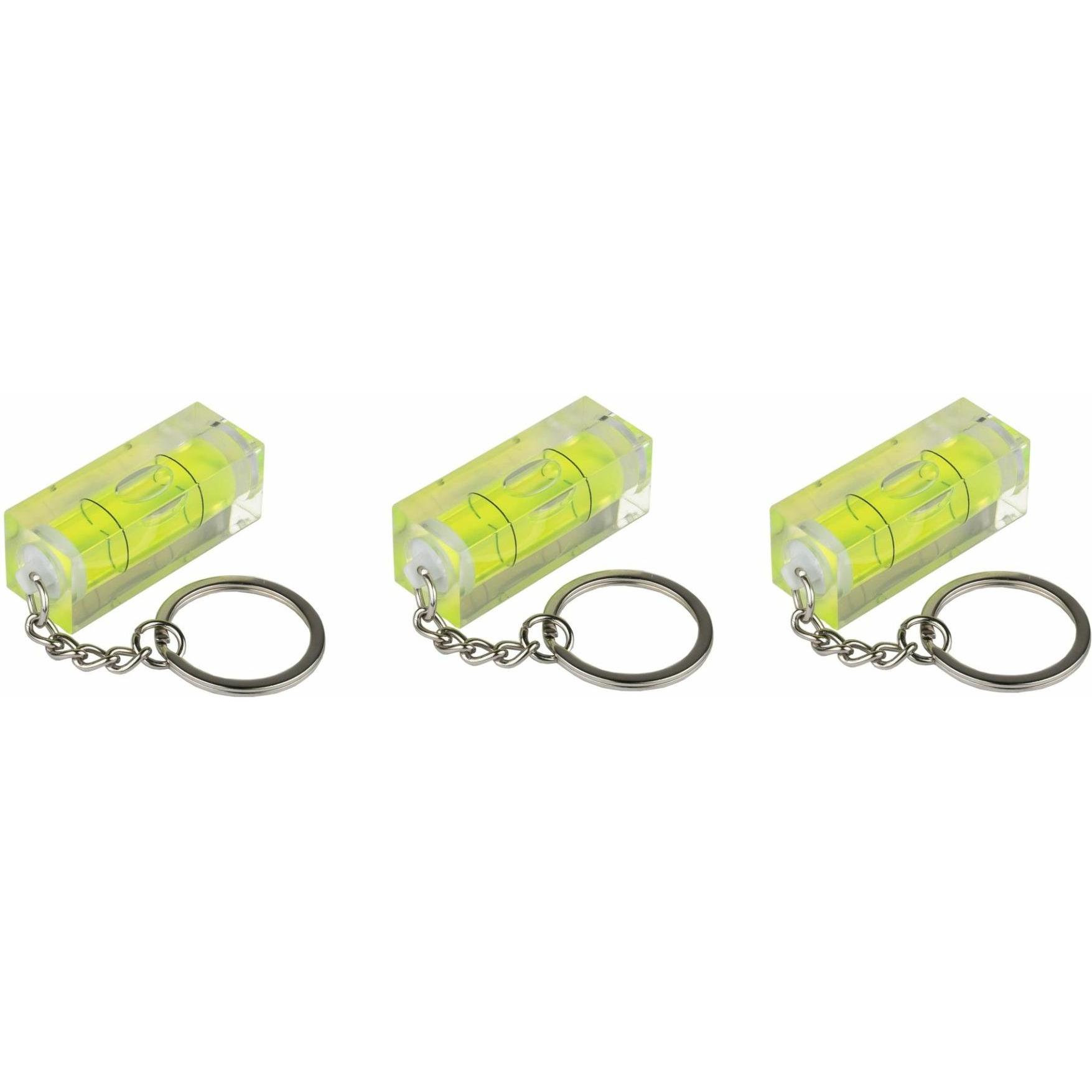 Kabelmeister, Wasserwaage, Wasserwaage mit Schlüsselanhänger - 3er-Set (4 cm)