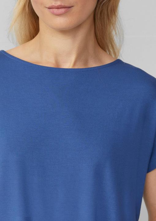 Produktbild S.Oliver T-Shirt Fliessendes Jersey-Shirt mit überschnittenen Schultern (42)