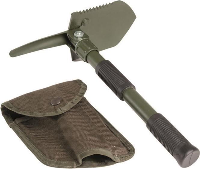 Image du produit Mil-tec Mini bêche pliante avec sac