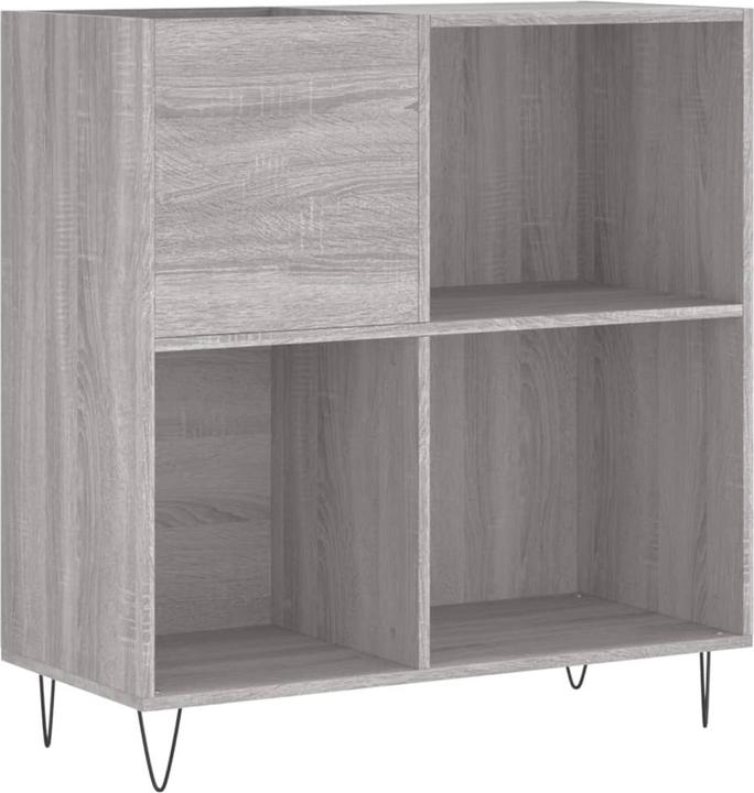 Image du produit VidaXL Plattenschrank Grau Sonoma 84,5x38x89 cm Holzwerkstoff