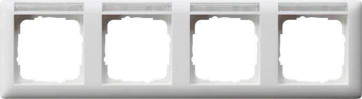 Actual product image Gira Cover frame 4f horizontal. BSF Standard 55 109427