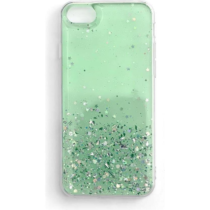 Wozinsky Star Glitter Shining Cover for Samsung Galaxy A31 green (Samsung Galaxy A31), Smartphone Hülle, Grün