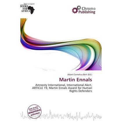 Martin Ennals, Fachbücher von Adam Cornelius Bert