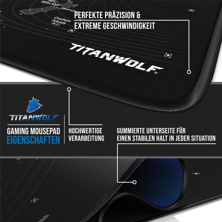 Immagine prodotto Titanwolf Tappetino per mouse da gioco (XXL)
