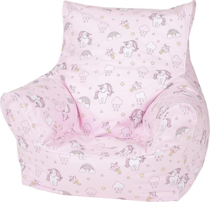 Actual product image Knorrtoys Kindersitzsack - "Rainbow unicorn" (Child armchair)