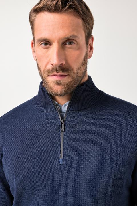Produktbild JP1880 Stricktroyer, CashmereTouch Strick, Zippkragen, bis 7 XL (XXL)