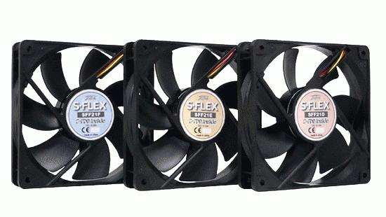 Actual product image Scythe S-FLEX Fan SFF21D, 120mm (120 mm)