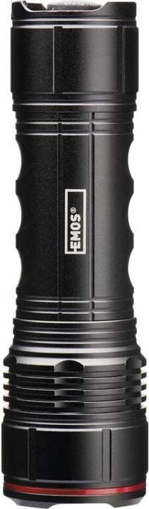 Actual product image Emos LED metal torch, 500 lm, 4× AAA, FOKUS (12.80 cm, 500 lm)