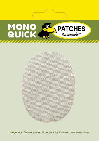 Immagine prodotto Mono Quick Toppa in tessuto ovale (2 x)