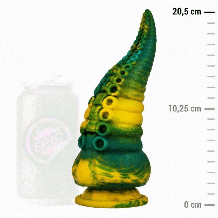 Actual product image Epic Cetus Green Tentacle Dildo, Large Size