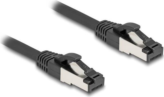 Produktbild Delock 80571 Cat.8.1 Patchkabel S/FTP 1m schwarz (80571) (S/FTP, CAT8.1, 1 m)