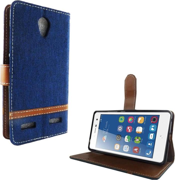 Produktbild König Design Hülle Handy Schutz für ZTE Blade L7 Case Cover Tasche Wallet Etui Handyhülle Neu (ZTE Blade L7)